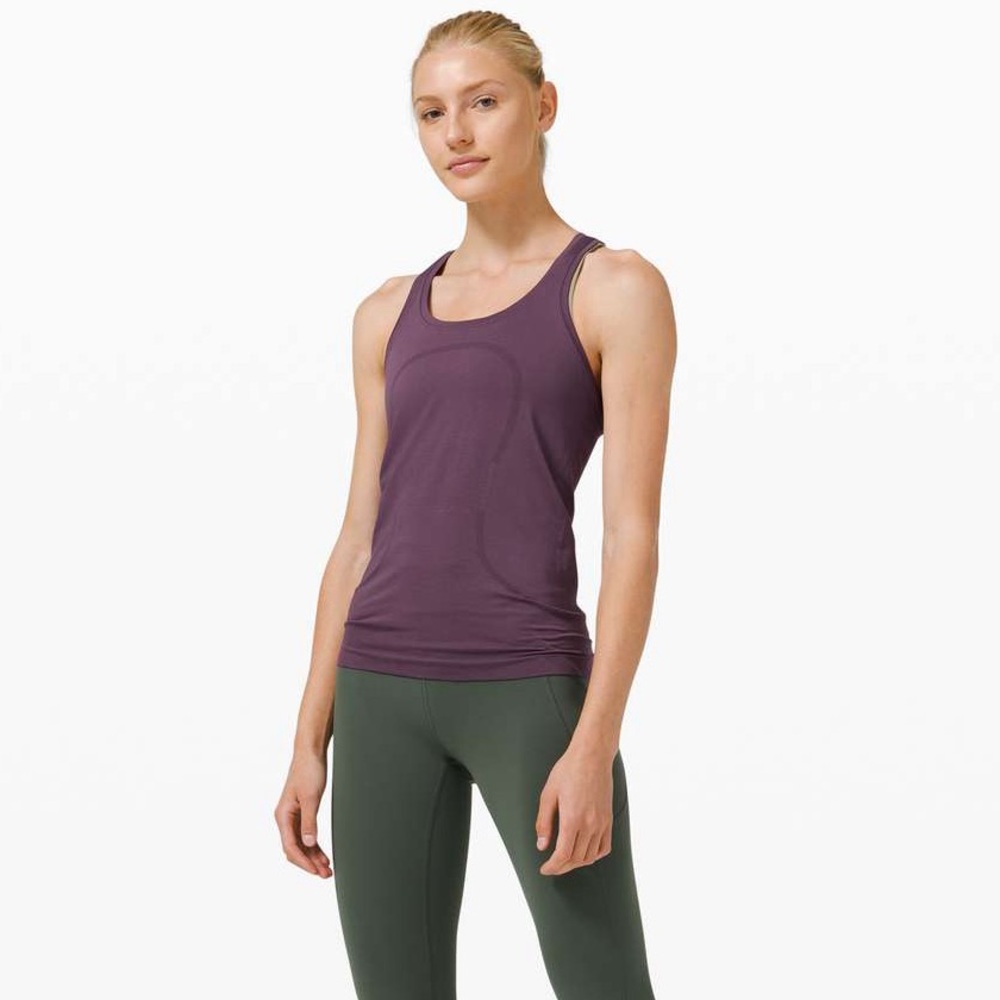 Lululemon swiftly tech tank grape thistle purple